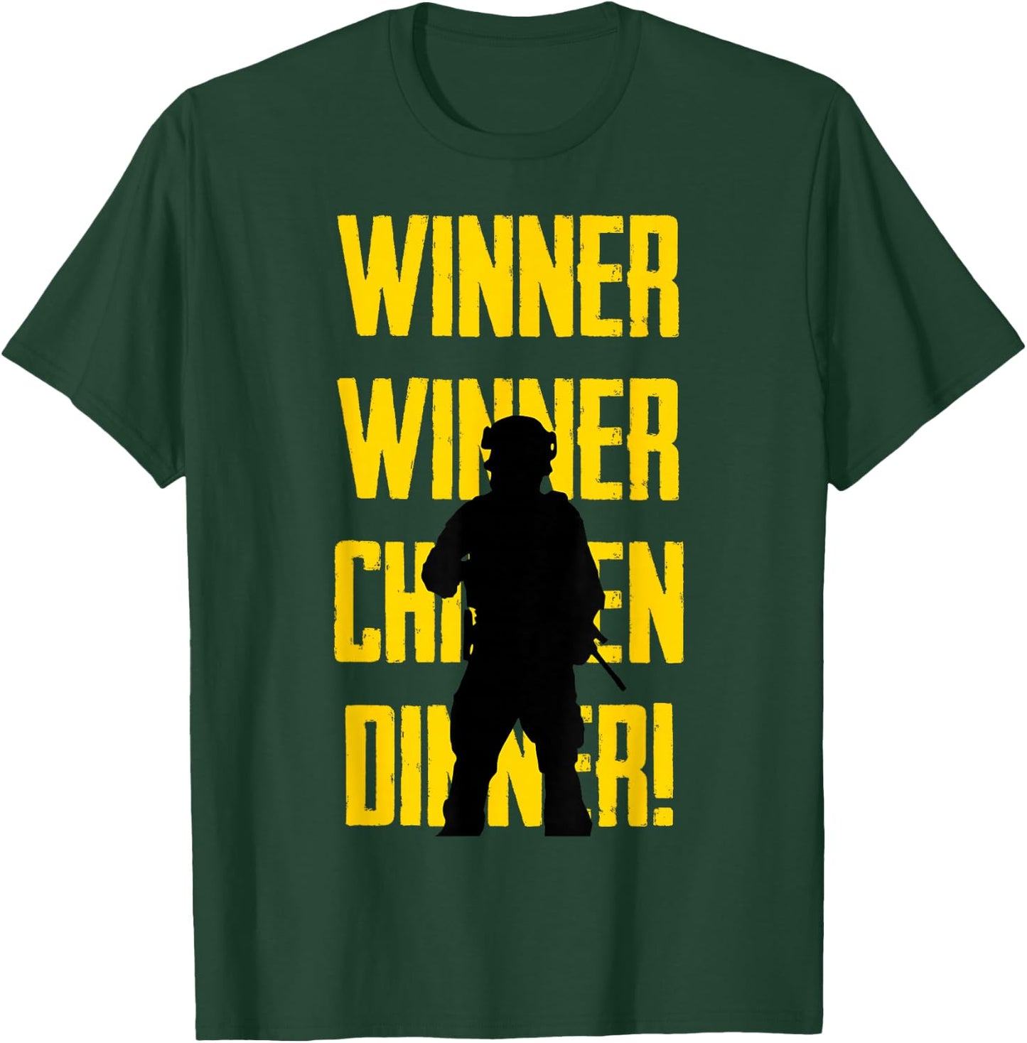 Winner Chicken Dinner BR Gaming Royale T-Shirt - T-Shirt | Forest