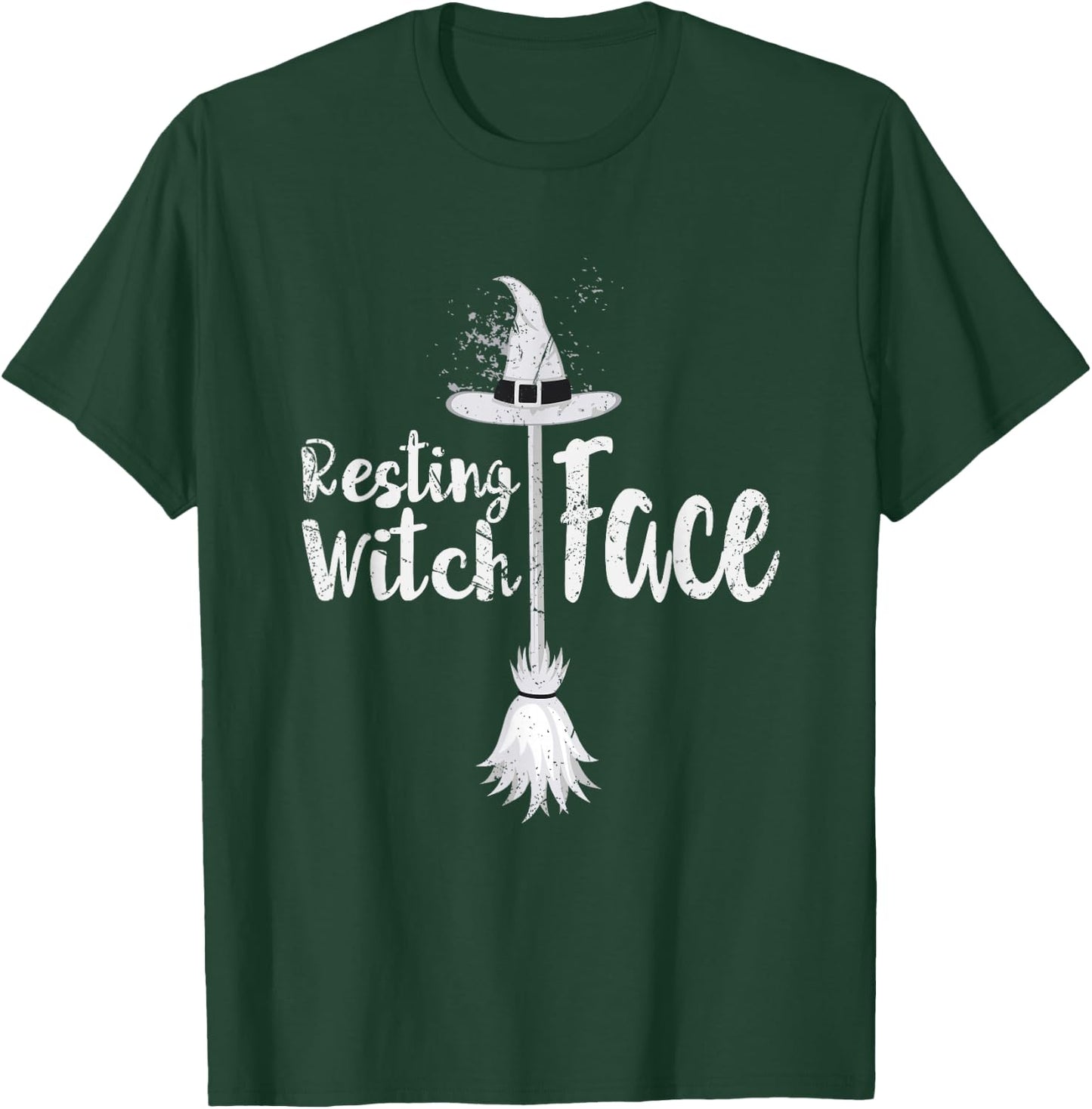 Resting Witch Face Shirt | Original Halloween Shirt T-Shirt - T-Shirt | Forest