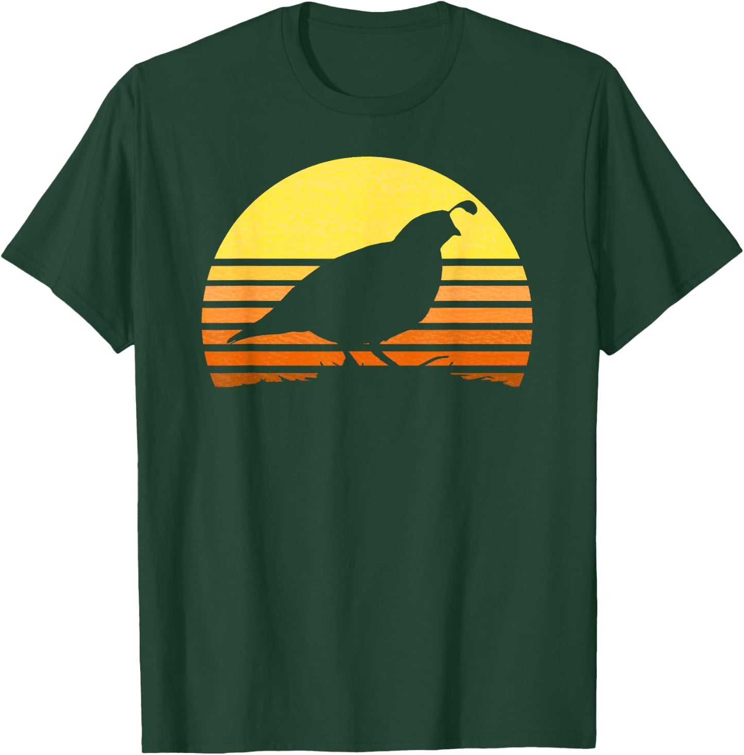 Quail Hunting Upland Bird Game Hunter Shooting Sports Gift T-Shirt - T-Shirt | Forest