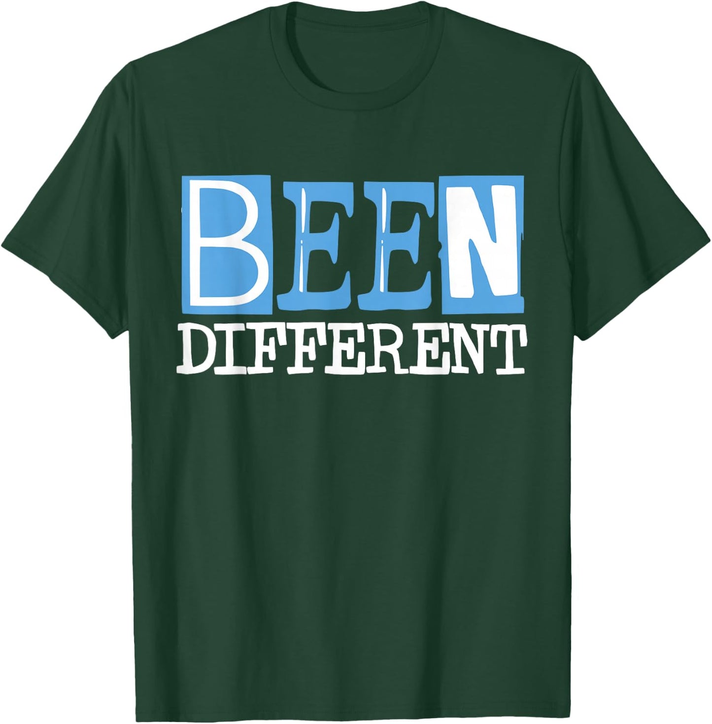 University Blue Black White Match T-Shirt - T-Shirt | Forest