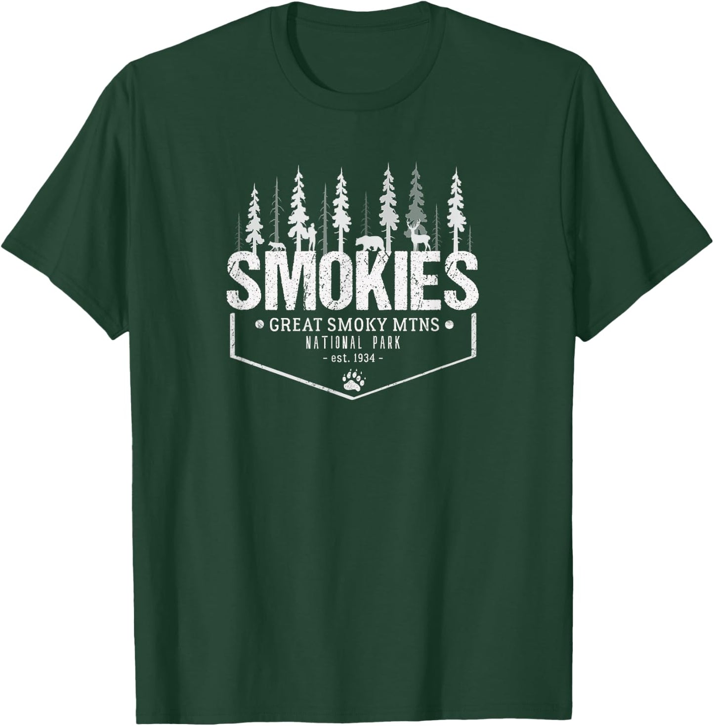 Great Smokies - Great Smoky Mountains Shirt T-Shirt - T-Shirt | Forest