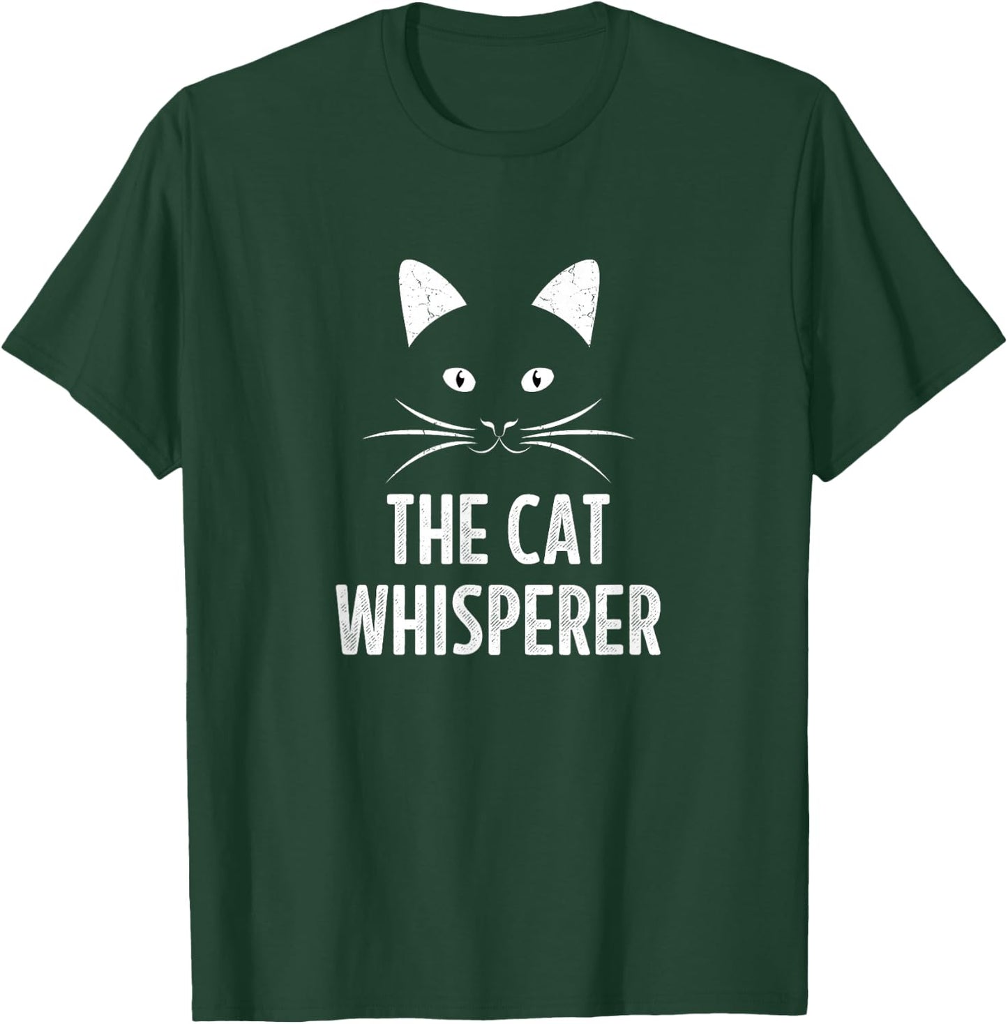 The Cat Whisperer - Vintage Style T-Shirt - T-Shirt | Forest