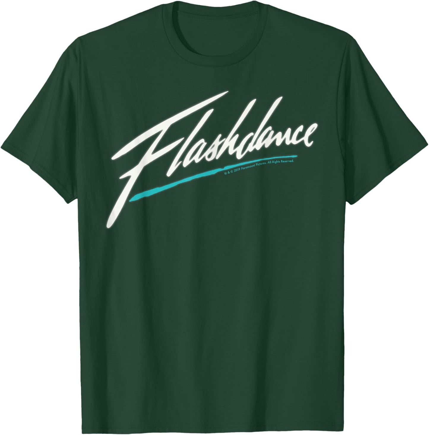 Flashdance Simple Title Logo T-Shirt - T-Shirt | Forest