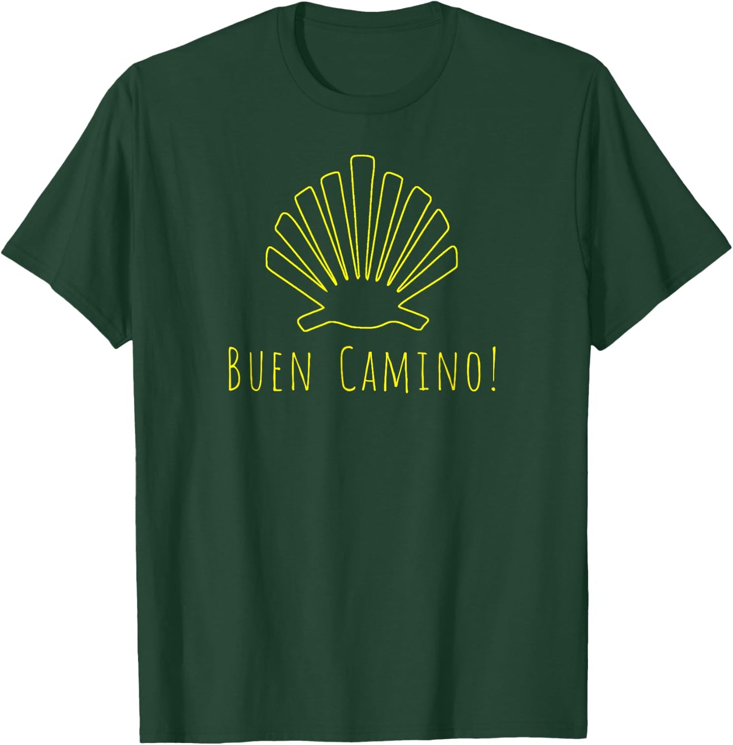 Camino de Santiago de Compostela Pilgrim Way of St. James T-Shirt - T-Shirt | Forest