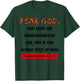 Fear God and keep His Commandments Apparel T-Shirt - T-Shirt | Forest
