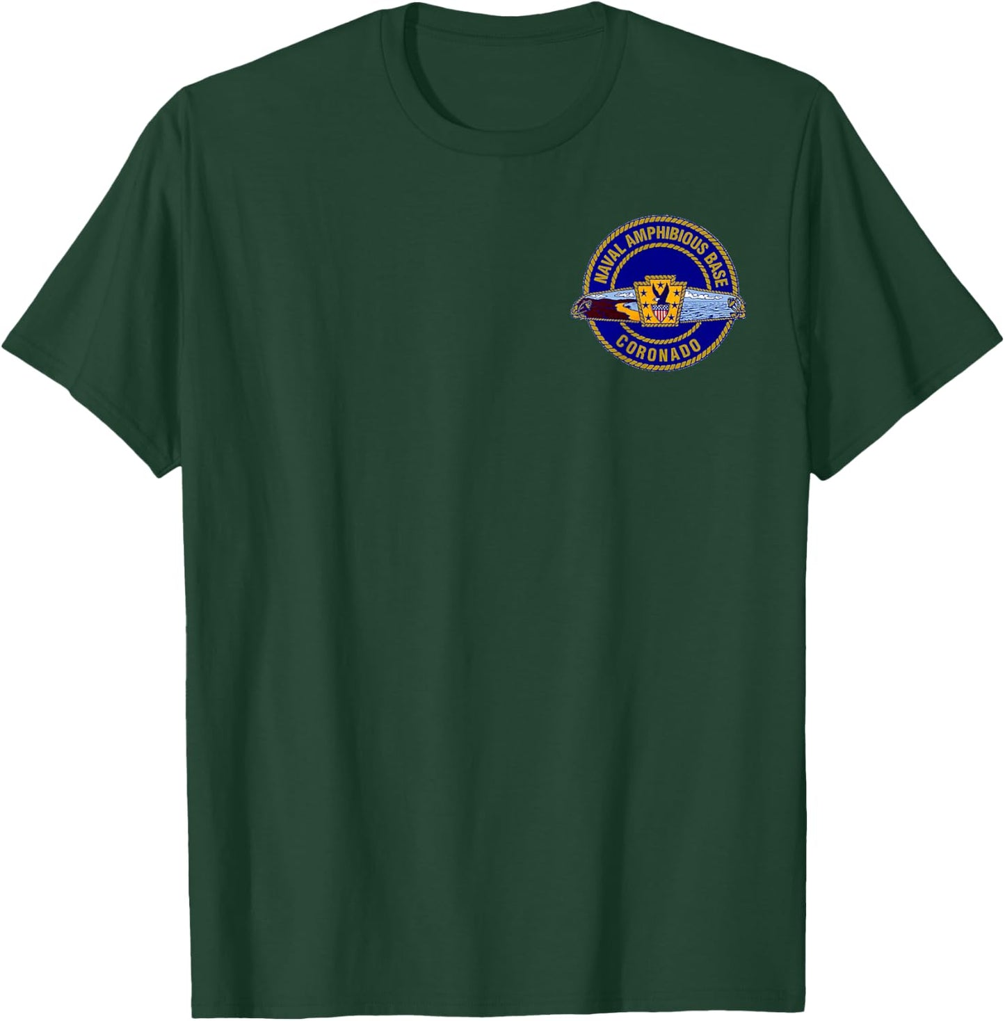 Naval Amphibious Base Coronado NAB Special Warfare T-Shirt - T-Shirt | Forest