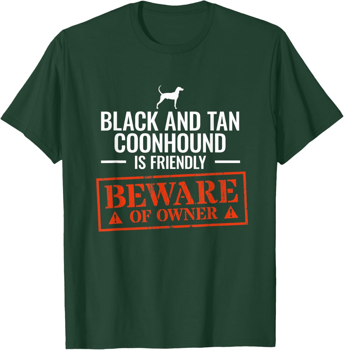 Black And Tan Coonhound T-Shirt - T-Shirt | Forest