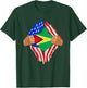 Guyanese Blood Inside Me | Guyana Flag Gift T-Shirt - T-Shirt | Forest