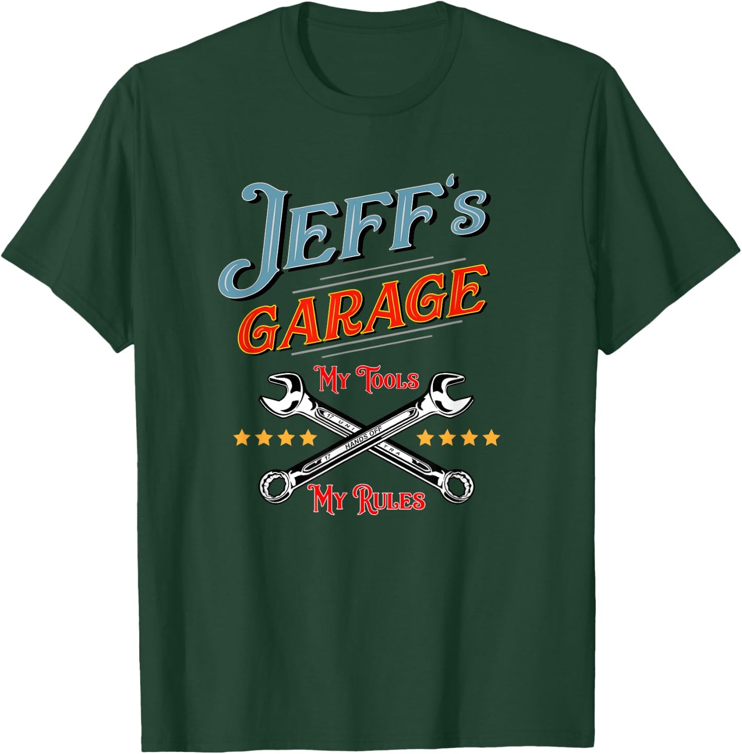 Jeff's Garage Funny Design boys T-Shirt - T-Shirt | Forest