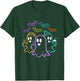 Ghosts Coffee Crew Cute Halloween Design T-Shirt - T-Shirt | Forest
