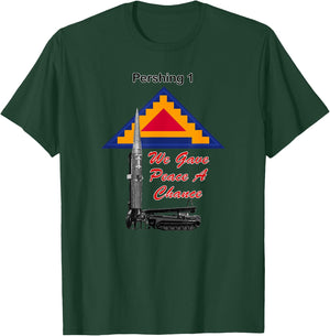 7th Army Patch Pershing 1 We Gave Peace a Chance print T-Shirt - T-Shirt | Forest