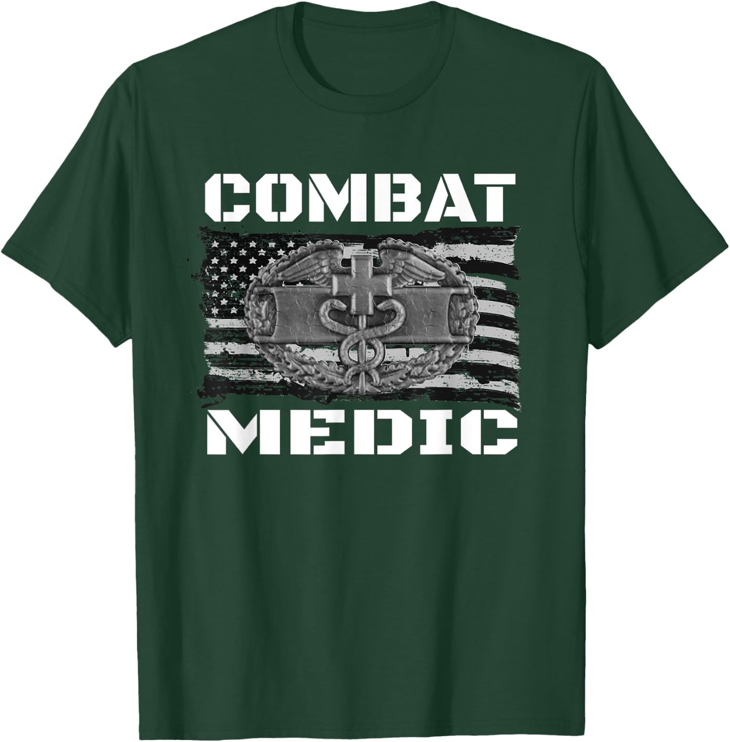 US ARMY Combat Medic , Perfect Veteran Medical Military T-Shirt - T-Shirt | Forest
