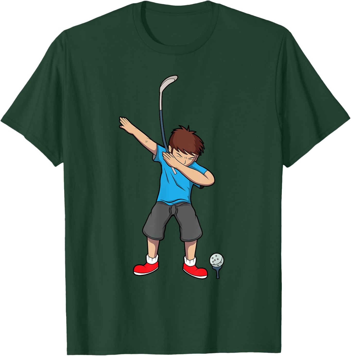 Dabbing Golf Boy Shirt | Cool I Love Golf Gift T-Shirt - T-Shirt | Forest