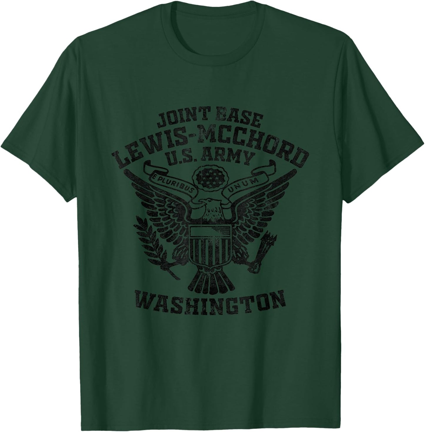 Joint Base Lewis–McChord US Military Base Washington WA T-Shirt - T-Shirt | Forest