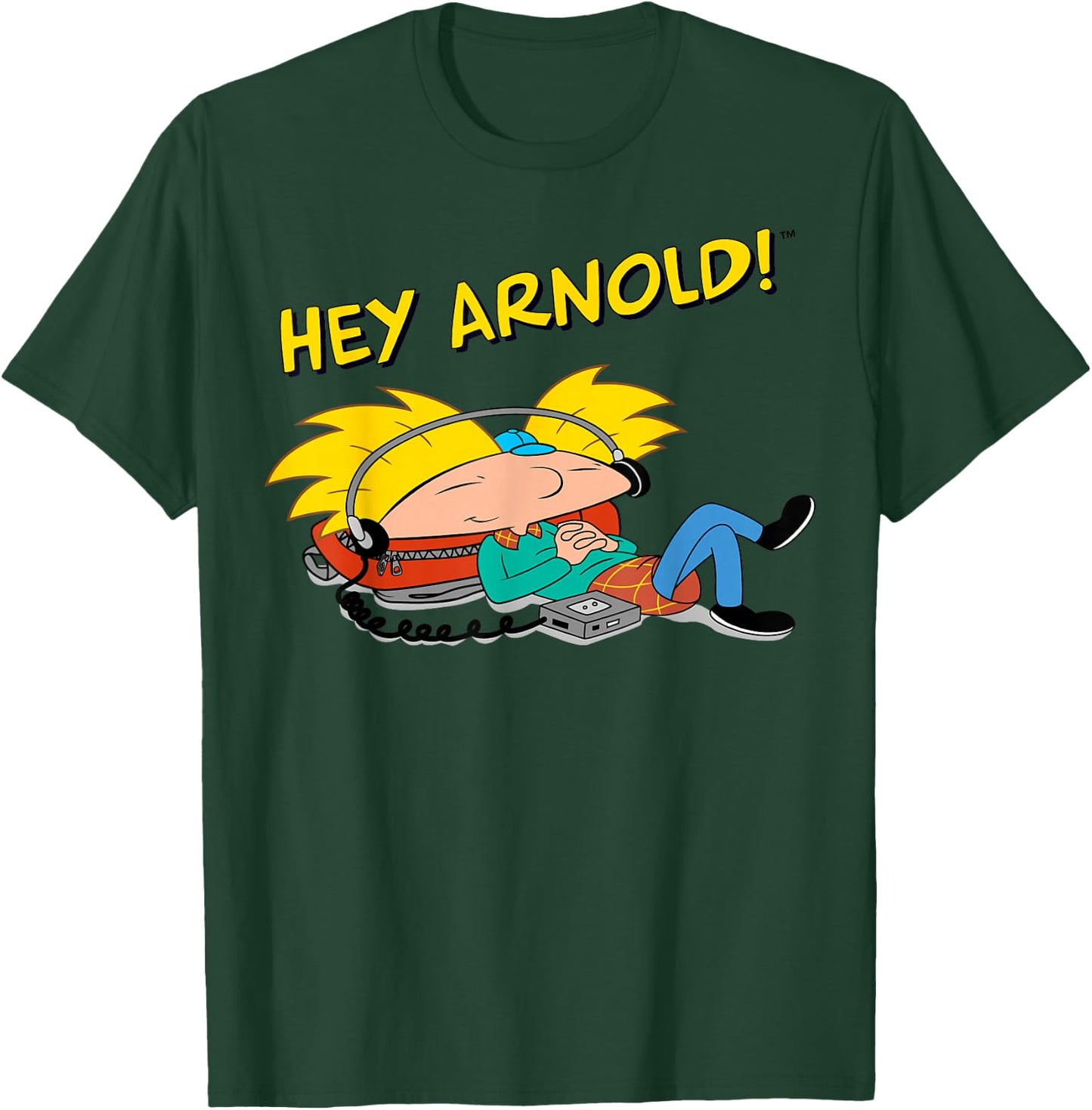 Nickelodeon Hey Arnold Chillaxing T-Shirt - T-Shirt | Forest