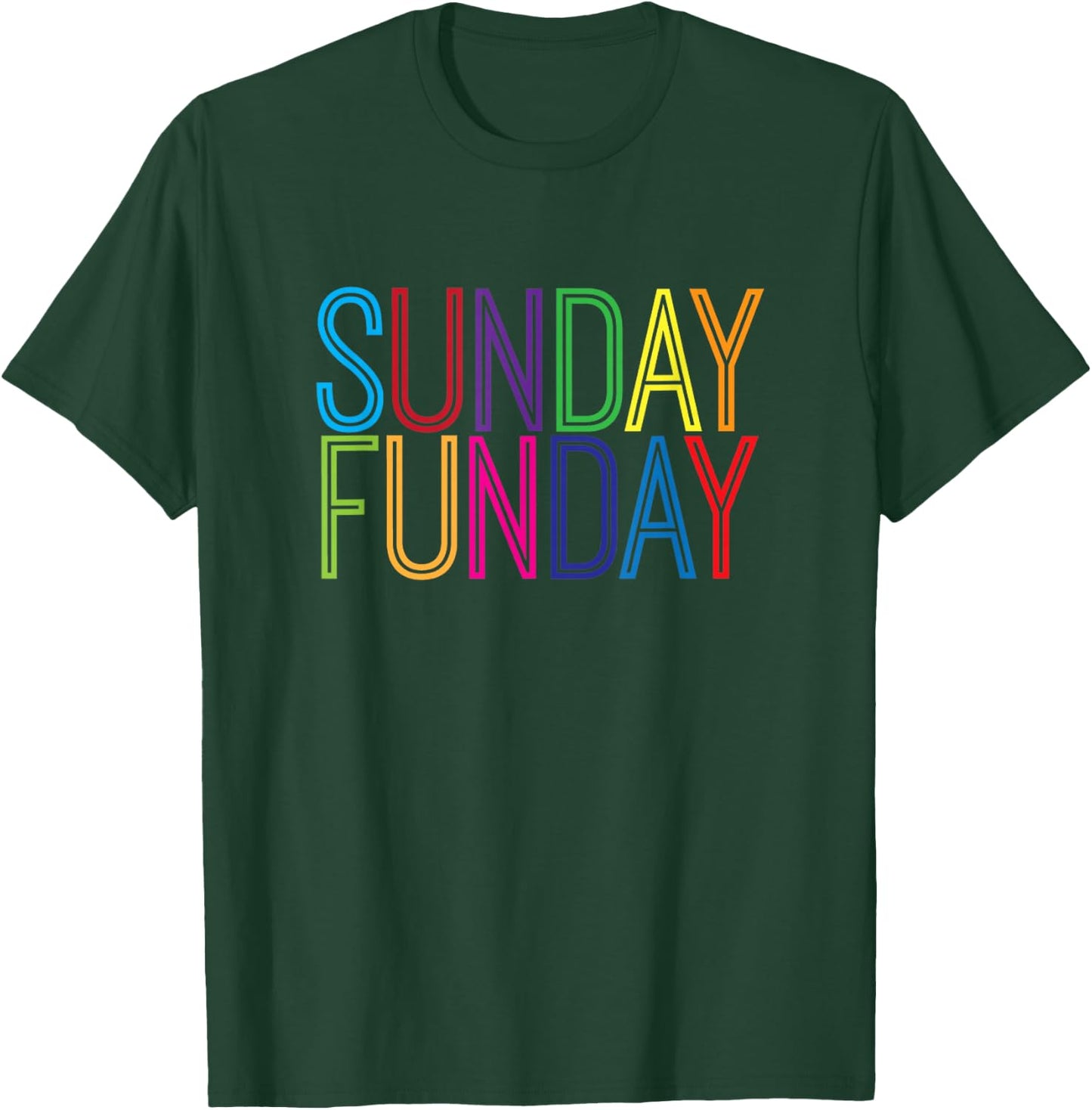Sunday Funday T shirt T-Shirt - T-Shirt | Forest