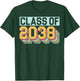 Class Of 2038 Future Graduates Design Funny Pre K Graduation T-Shirt - T-Shirt | Forest