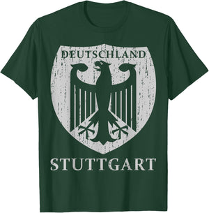 Germany Deutschland Stuttgart T-Shirt - T-Shirt | Forest