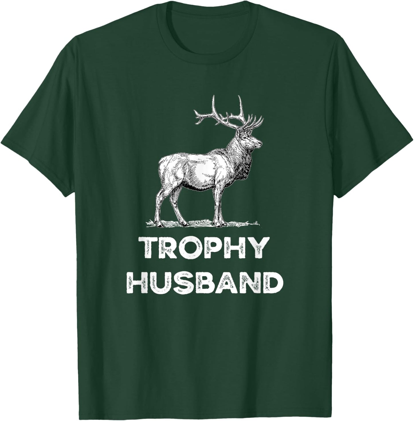 Men's Trophy Buck Father's Day Design for Husband T-Shirt - T-Shirt | Forest