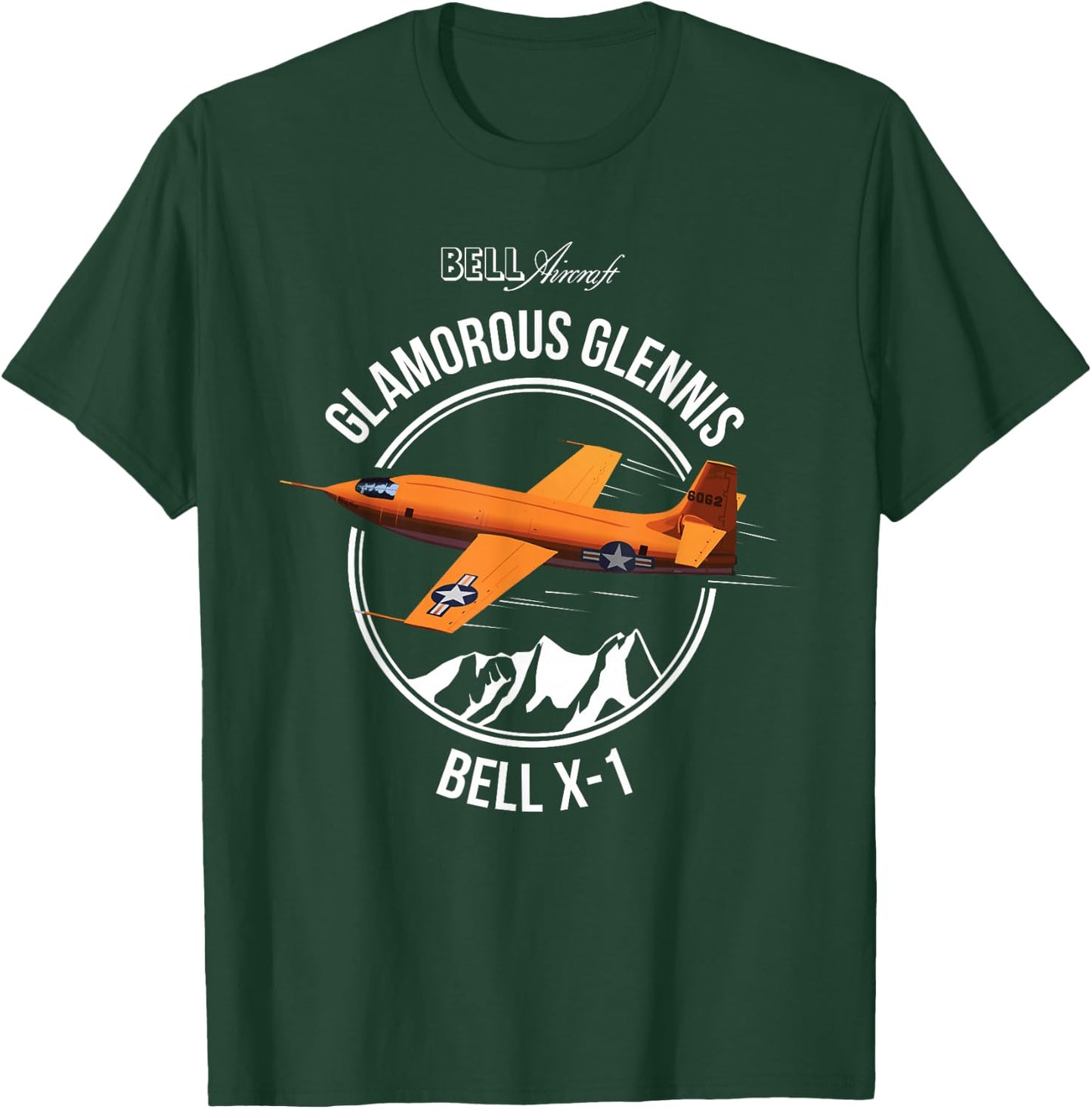 Bell X-1 Supersonic Aircraft Sound Barrier Anniversary Shirt T-Shirt - T-Shirt | Forest
