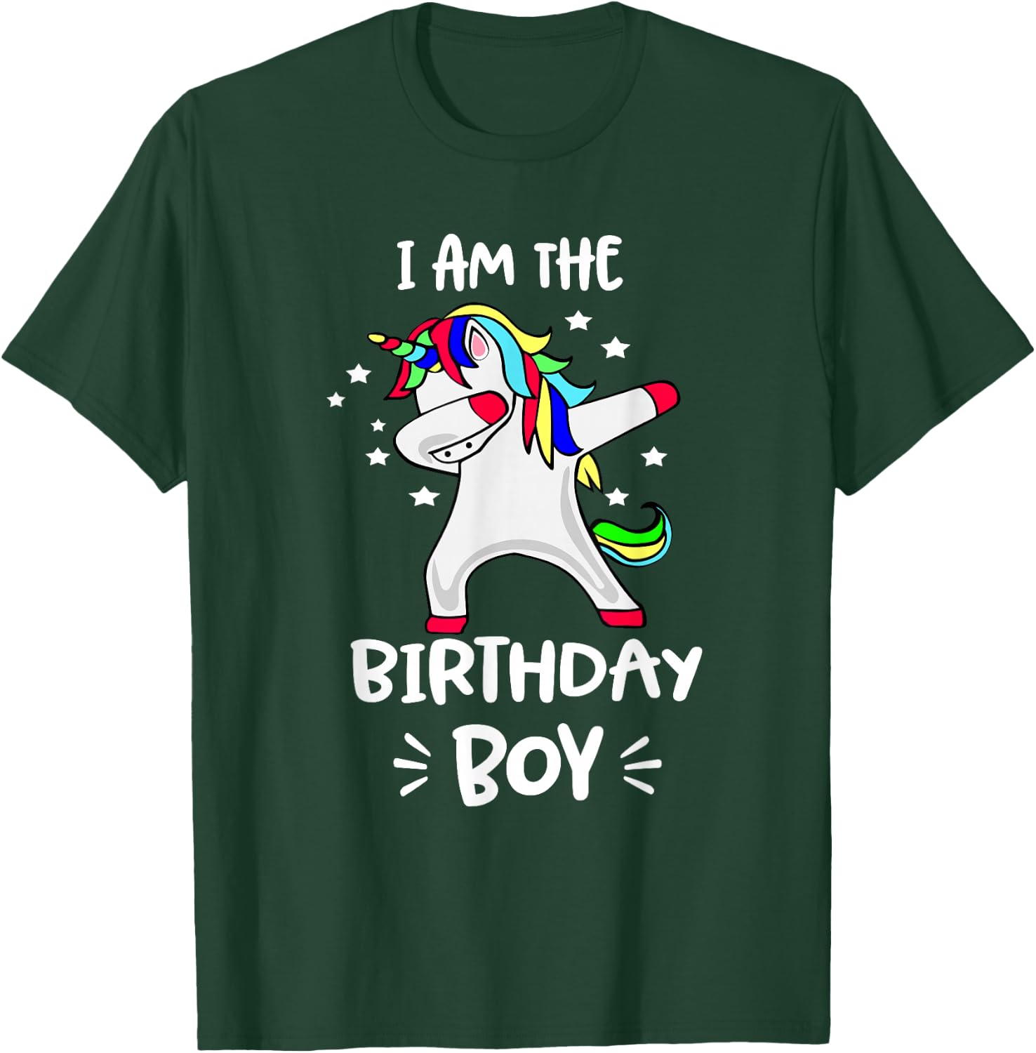 I Am The Birthday Boy Unicorn Shirt Dabbing Unicorn Shirt T-Shirt - T-Shirt | Forest