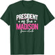 Personalized Name, President of The Madison Fan Club T-Shirt - T-Shirt | Forest