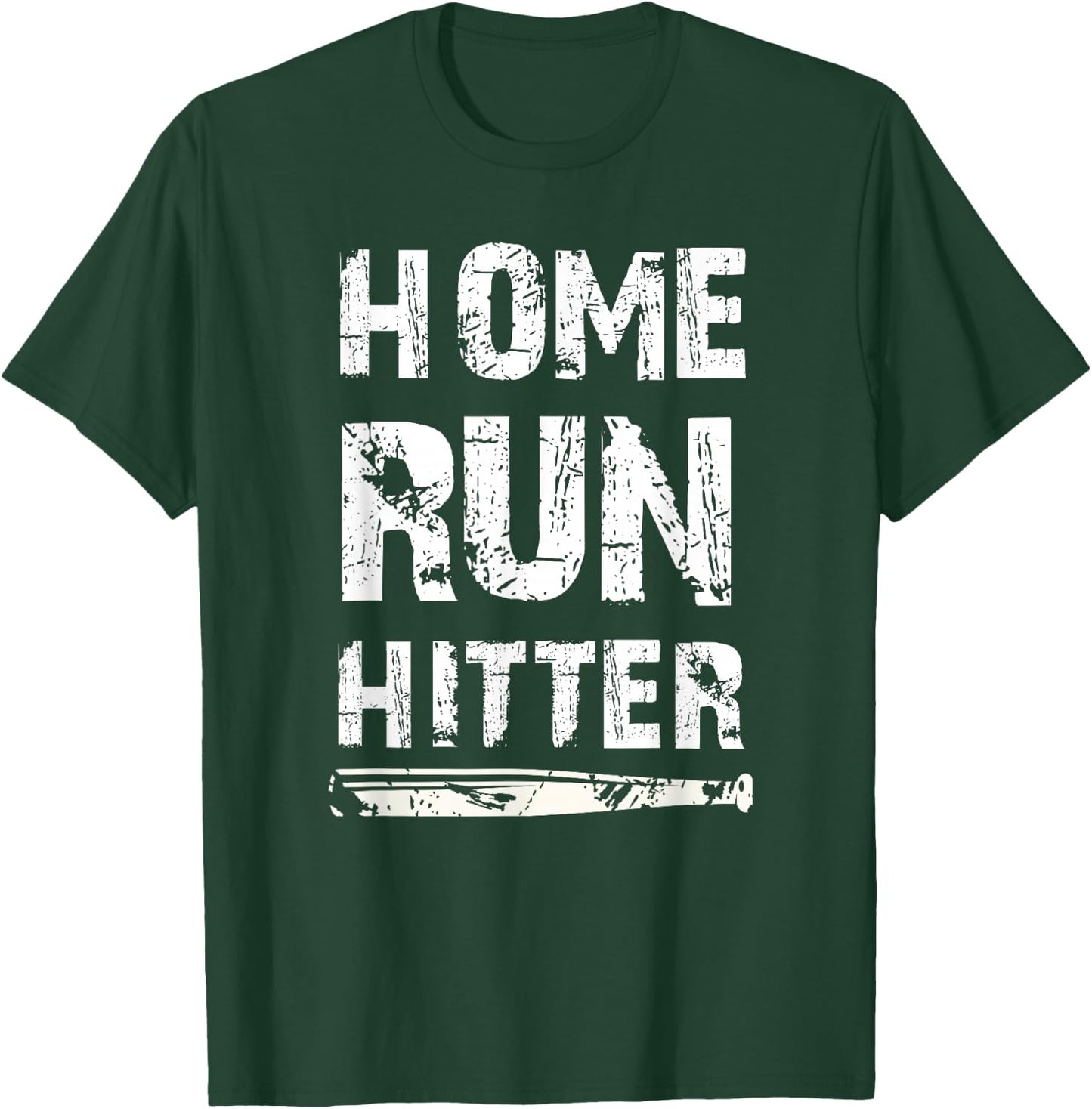 Home Run Hitter Baseball Fan Gift T-Shirt - T-Shirt | Forest