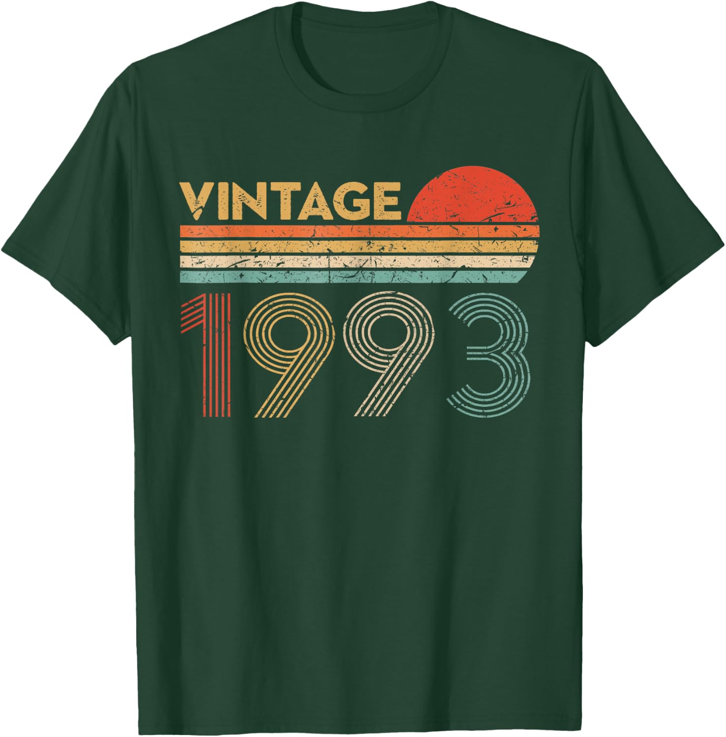 30 Year Old Birthday Vintage Classic Born In 1993 T-Shirt - T-Shirt | Forest