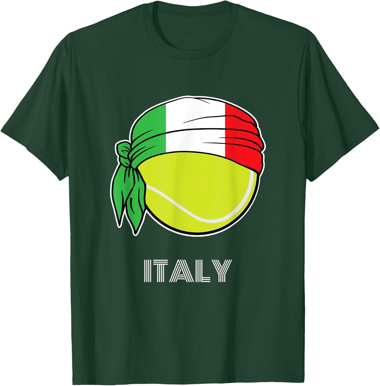 Italy Tennis Shirt for Italian Players, Italy Tennis T-Shirt - T-Shirt | Forest