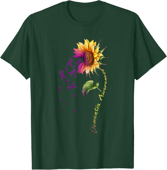 Dementia Awareness Sunflower Shirt T-Shirt - T-Shirt | Forest