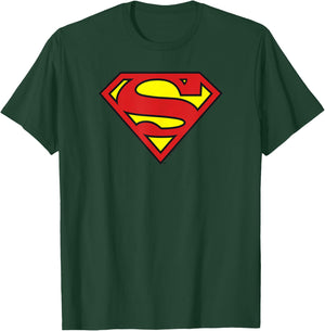 Superman Classic Logo T-Shirt - T-Shirt | Forest