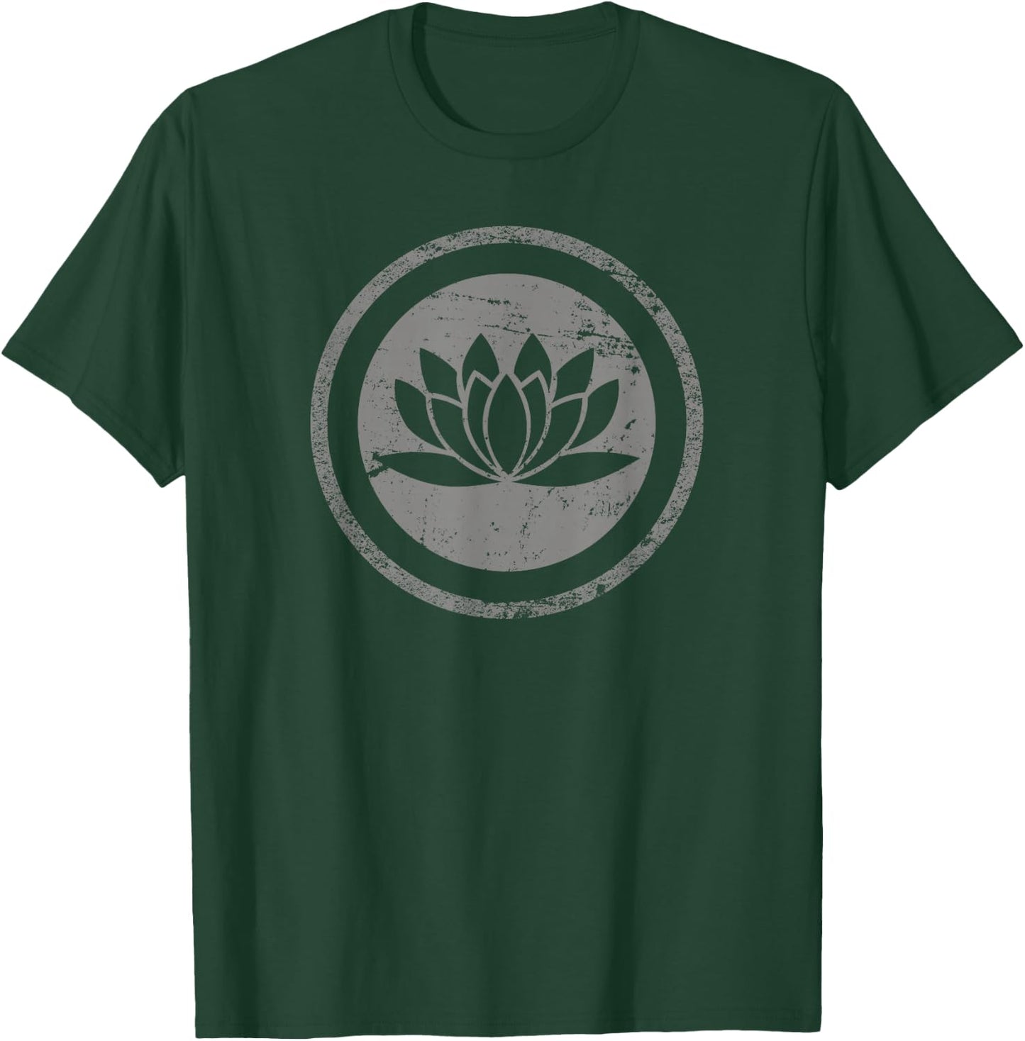 Vintage Lotus Shirt, Buddhist Shirt & Women T-Shirt - T-Shirt | Forest