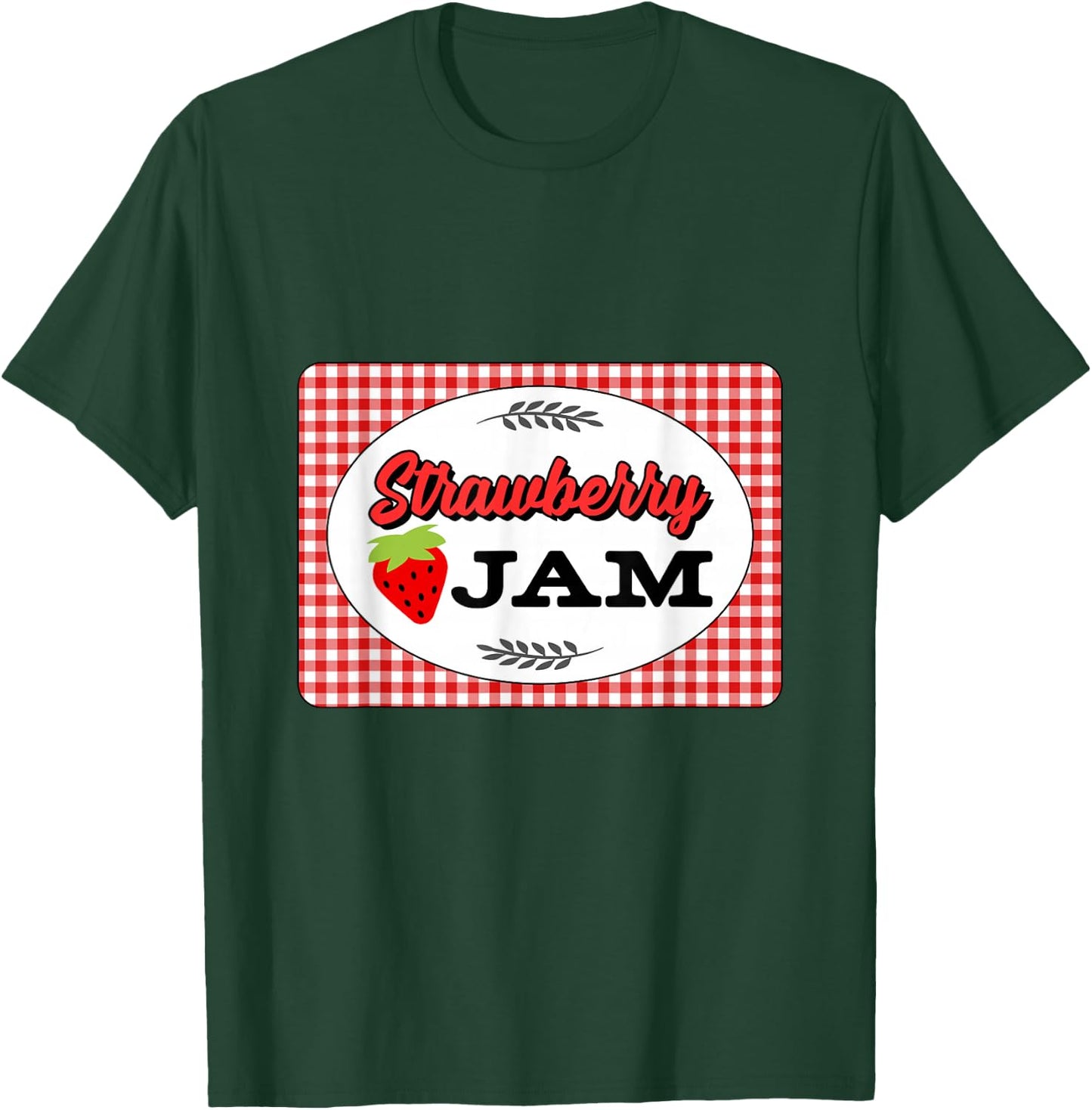 Easy Couples Halloween Costumes Strawberry Jam Costume T-Shirt - T-Shirt | Forest