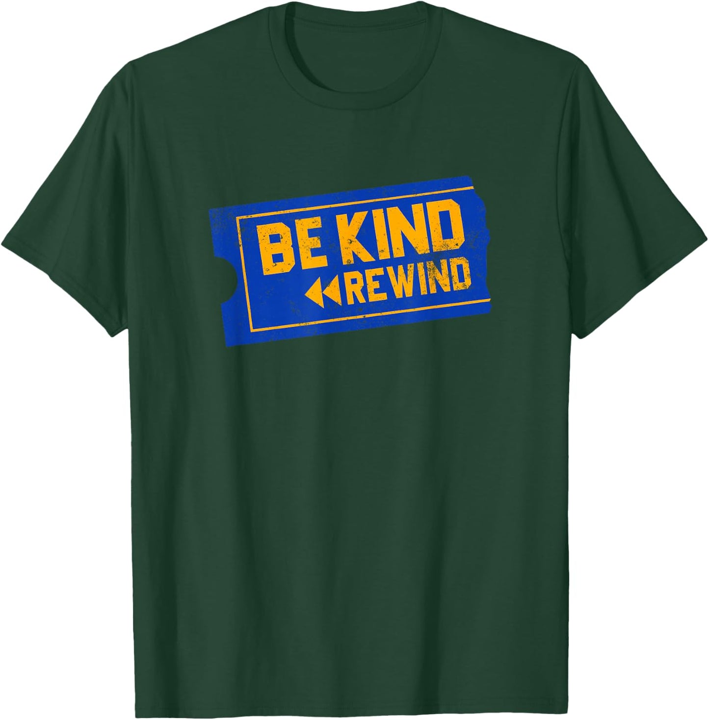 Blockbuster Be Kind Rewind Retro 90s VHS Vintage Old School T-Shirt - T-Shirt | Forest