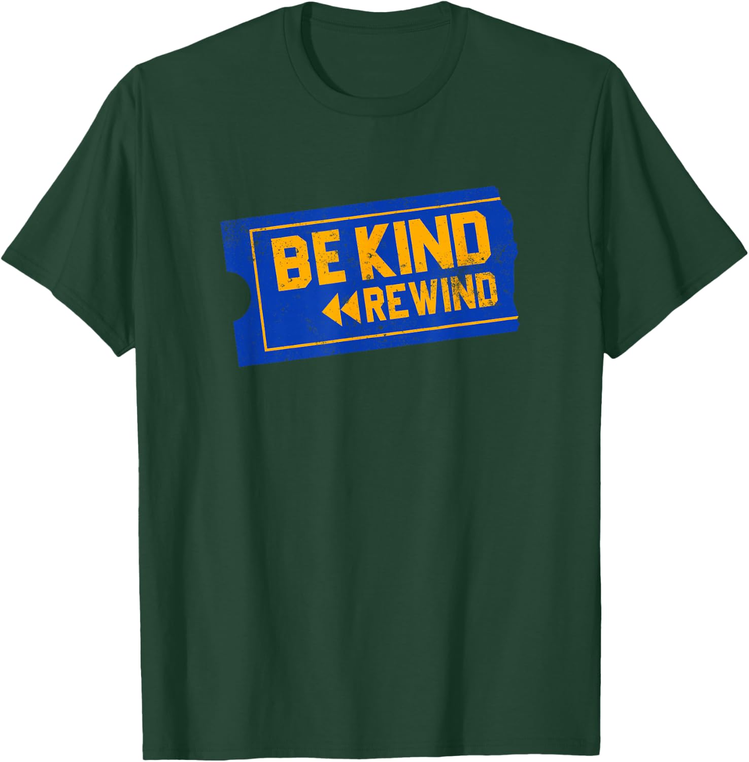 Blockbuster Be Kind Rewind Retro 90s VHS Vintage Old School T-Shirt - T-Shirt | Forest
