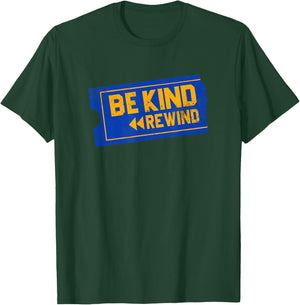 Blockbuster Be Kind Rewind Retro 90s VHS Vintage Old School T-Shirt - T-Shirt | Forest