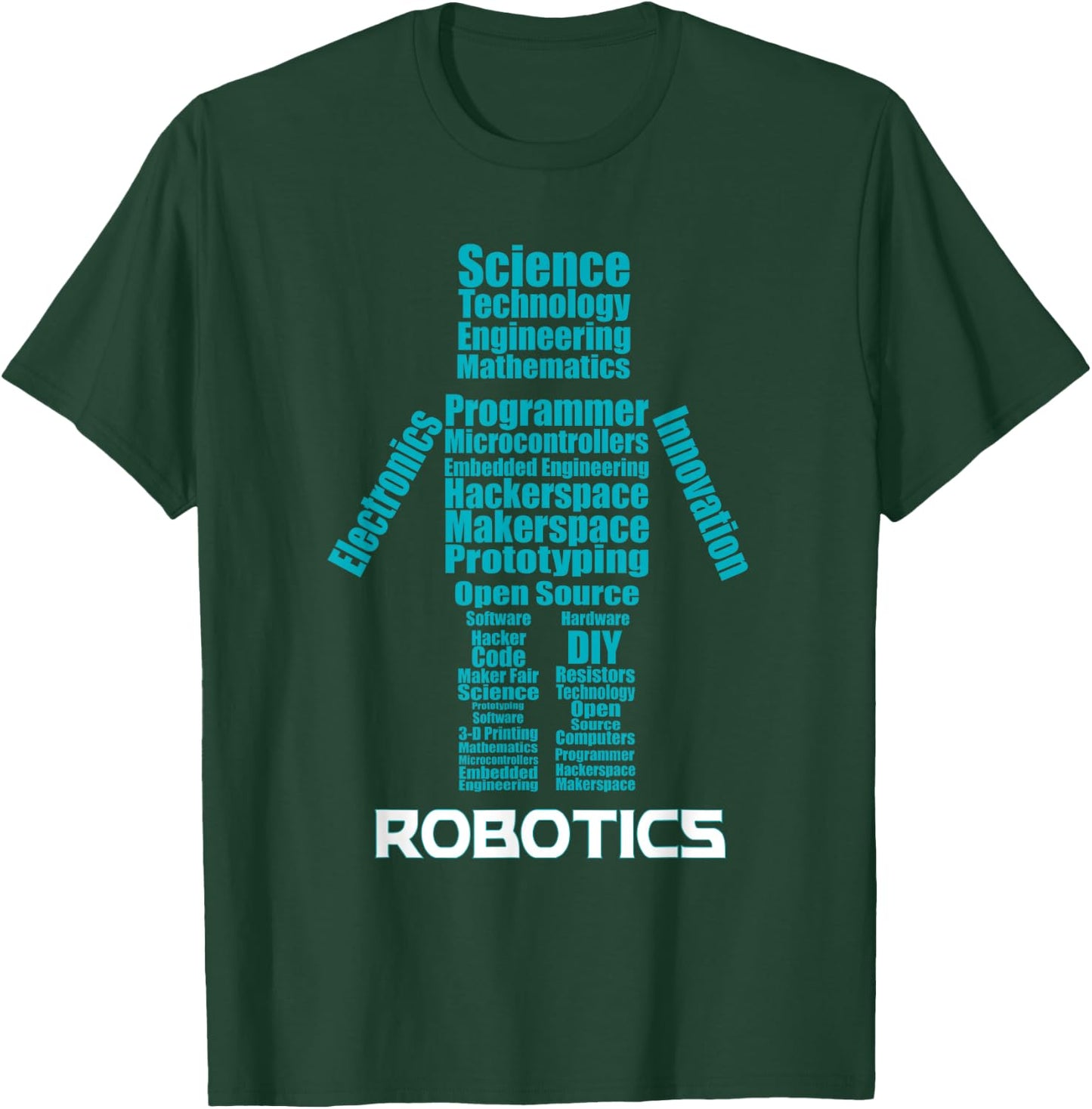 STREAM School Robotics Shirt T-Shirt - T-Shirt | Forest