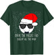Santa Claus Hat Soccer Ball Sunglasses Christmas Baller Kids T-Shirt - T-Shirt | Forest