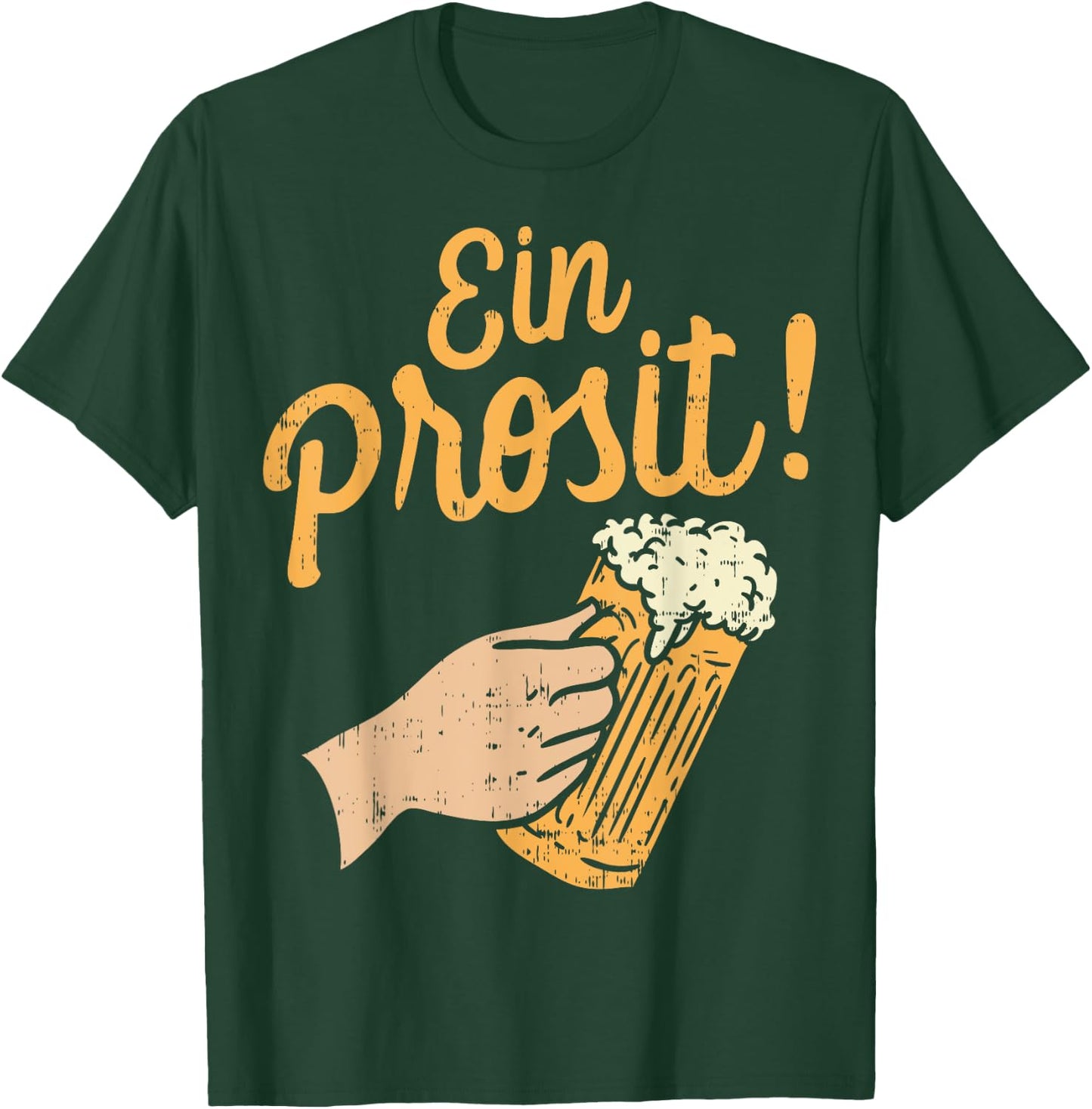 Oktoberfest Shirt Ein Prosit Cheers German Drinking Beer T-Shirt - T-Shirt | Forest