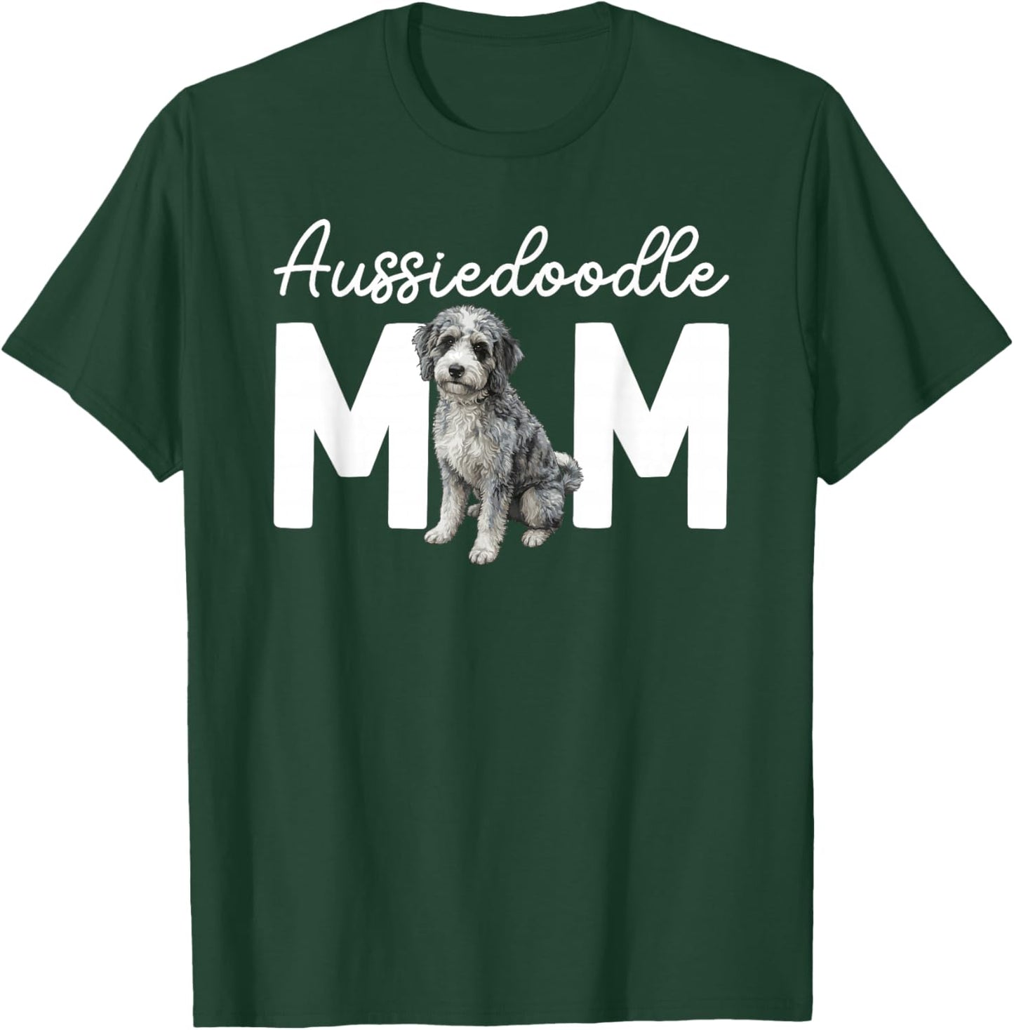 Aussiedoodle Mom Aussiedoodle Owner Aussiedoodle Lover T-Shirt - T-Shirt | Forest
