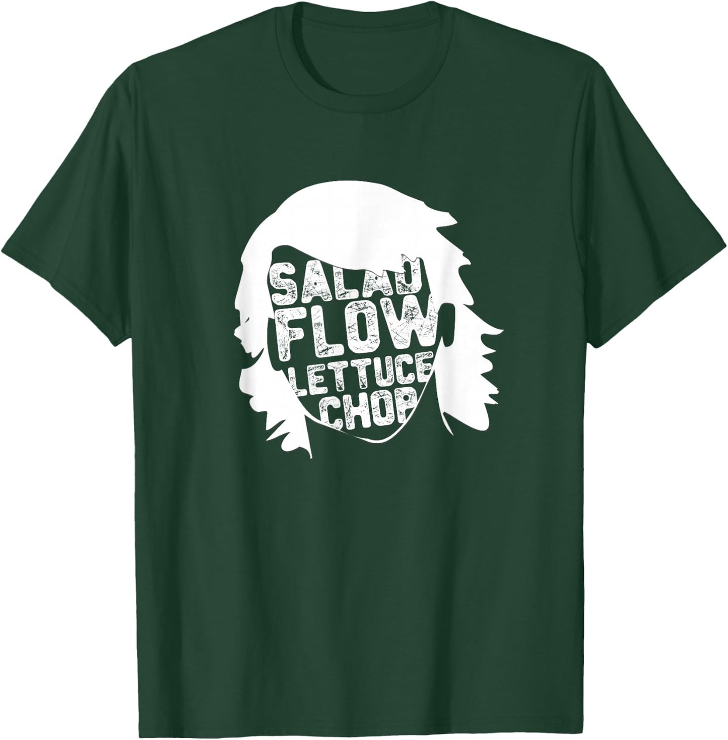 Hockey Hair Funny Flow Lettuce Salad Chop Hockey T-Shirt - T-Shirt | Forest