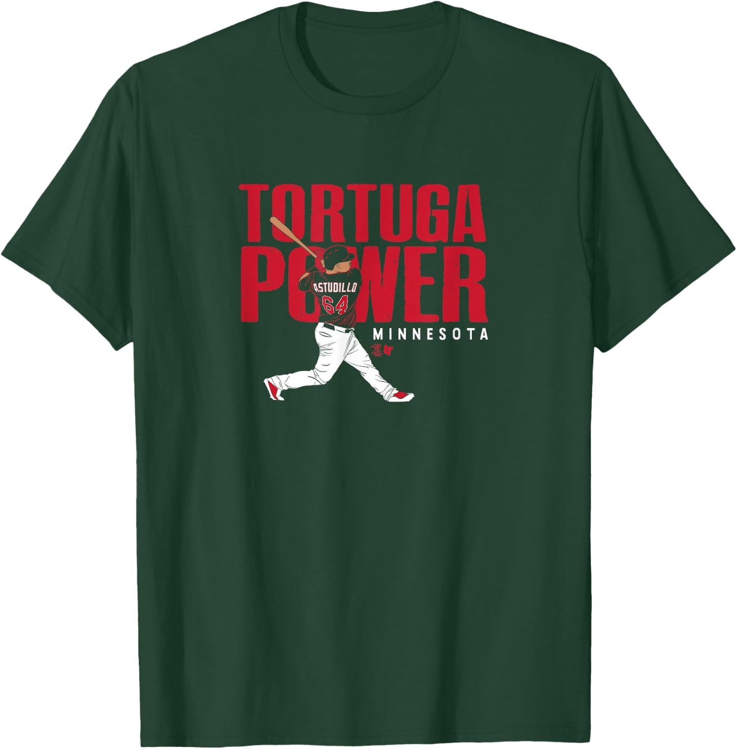 Officially Licensed Willians Astudillo - Tortuga Power T-Shirt - T-Shirt | Forest