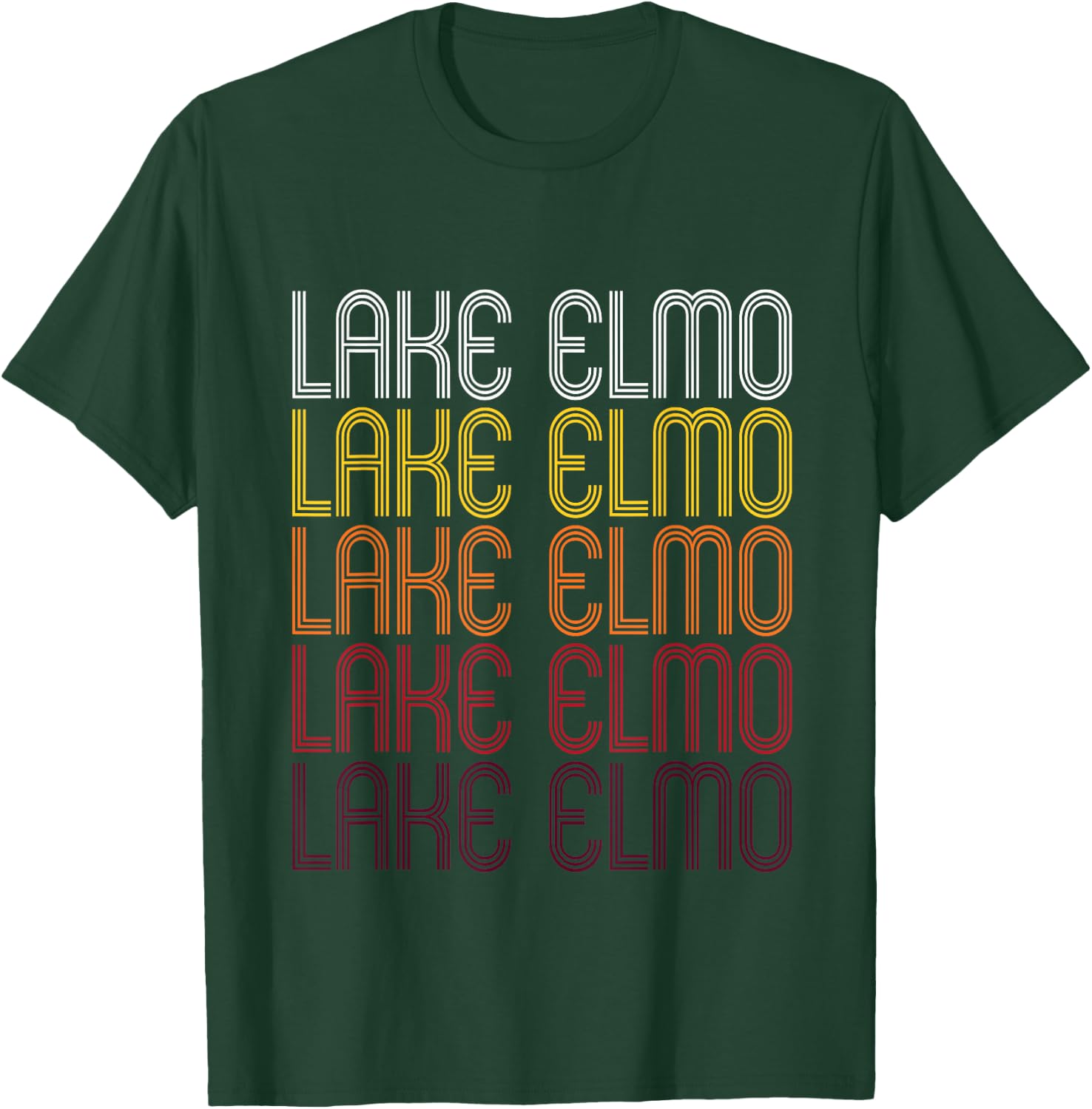 Lake Elmo, MN | Vintage Style Minnesota T-Shirt - T-Shirt | Forest