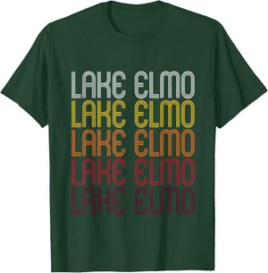 Lake Elmo, MN | Vintage Style Minnesota T-Shirt - T-Shirt | Forest