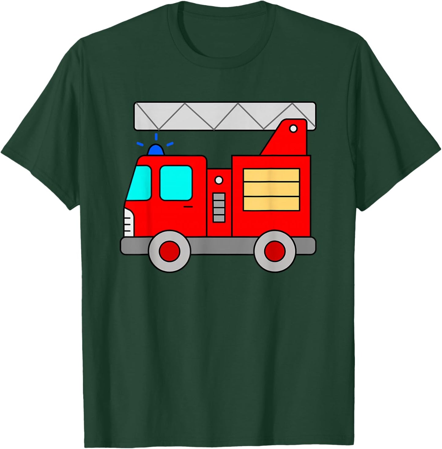 Fire engine boy T-Shirt - T-Shirt | Forest