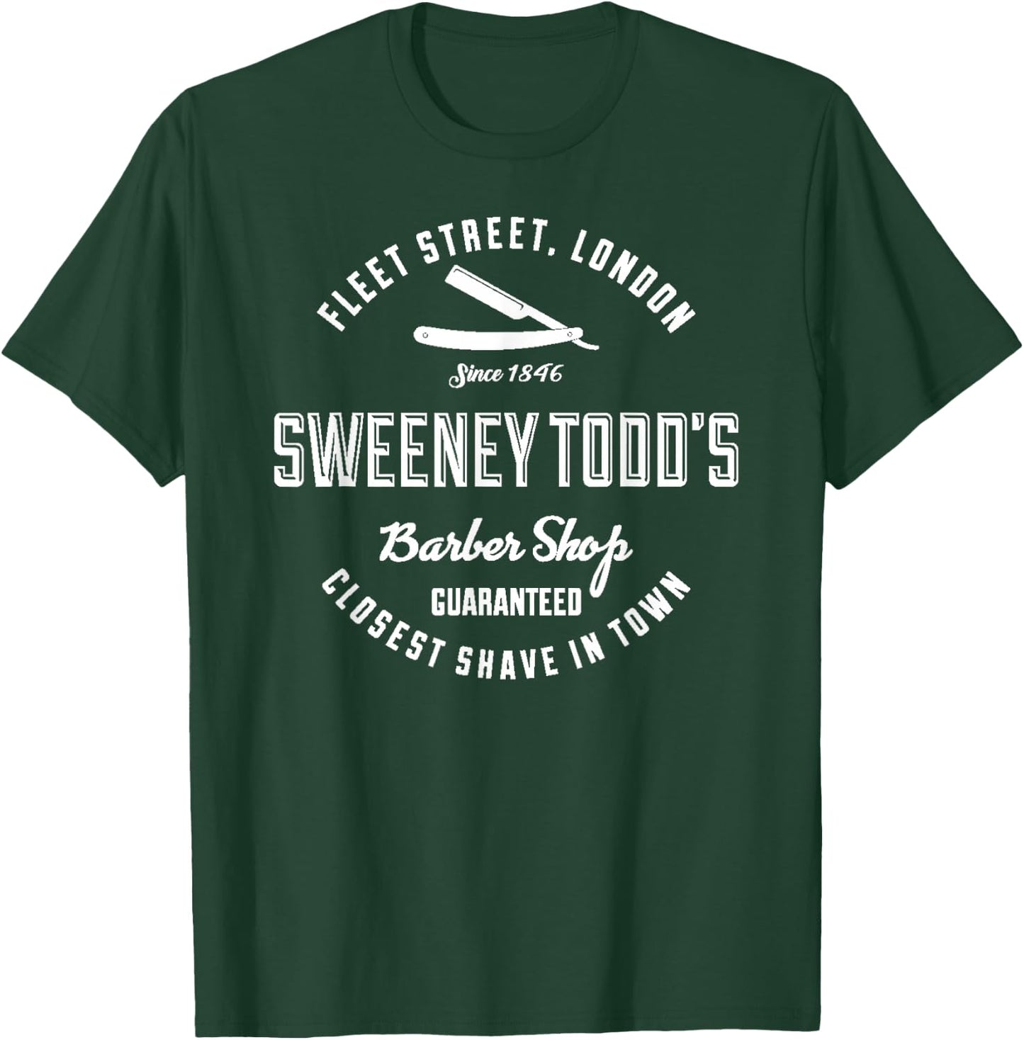Sweeney Todd's Barber Shop T-Shirt - T-Shirt | Forest