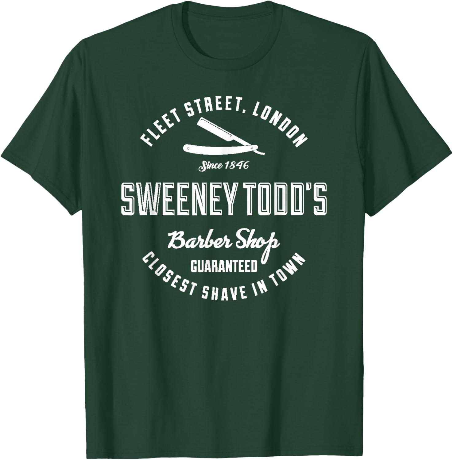 Sweeney Todd's Barber Shop T-Shirt - T-Shirt | Forest