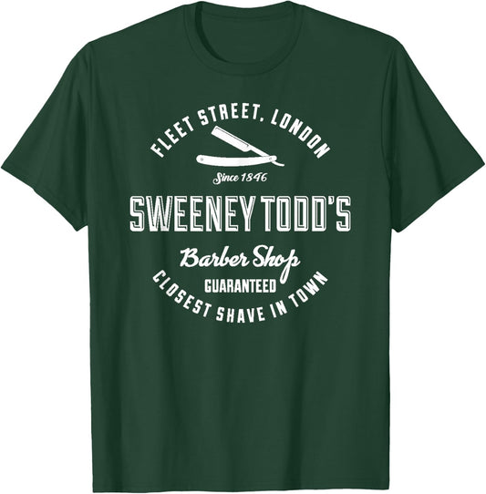 Sweeney Todd's Barber Shop T-Shirt - T-Shirt | Forest