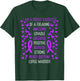 Proud Daughter of Lupus Warrior Awareness Movement Ribbon T-Shirt - T-Shirt | Forest