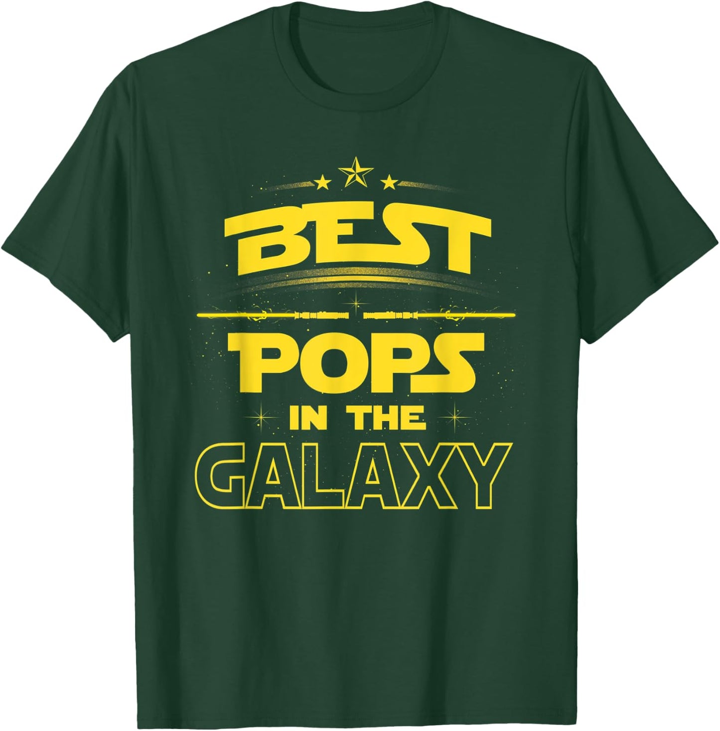 Best POPS in the Galaxy Shirt Fathers Day Gift DAD T-Shirt - T-Shirt | Forest